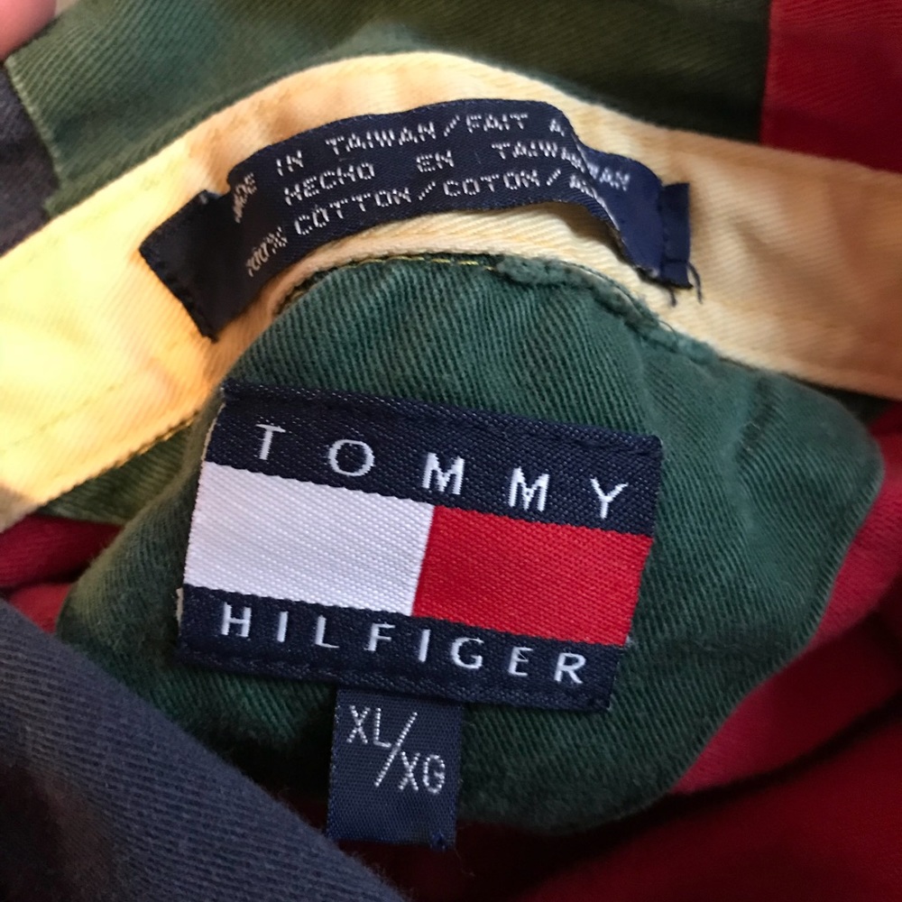 Vintage Tommy Hilfiger color blocked long sleeve - Picture 3 of 4